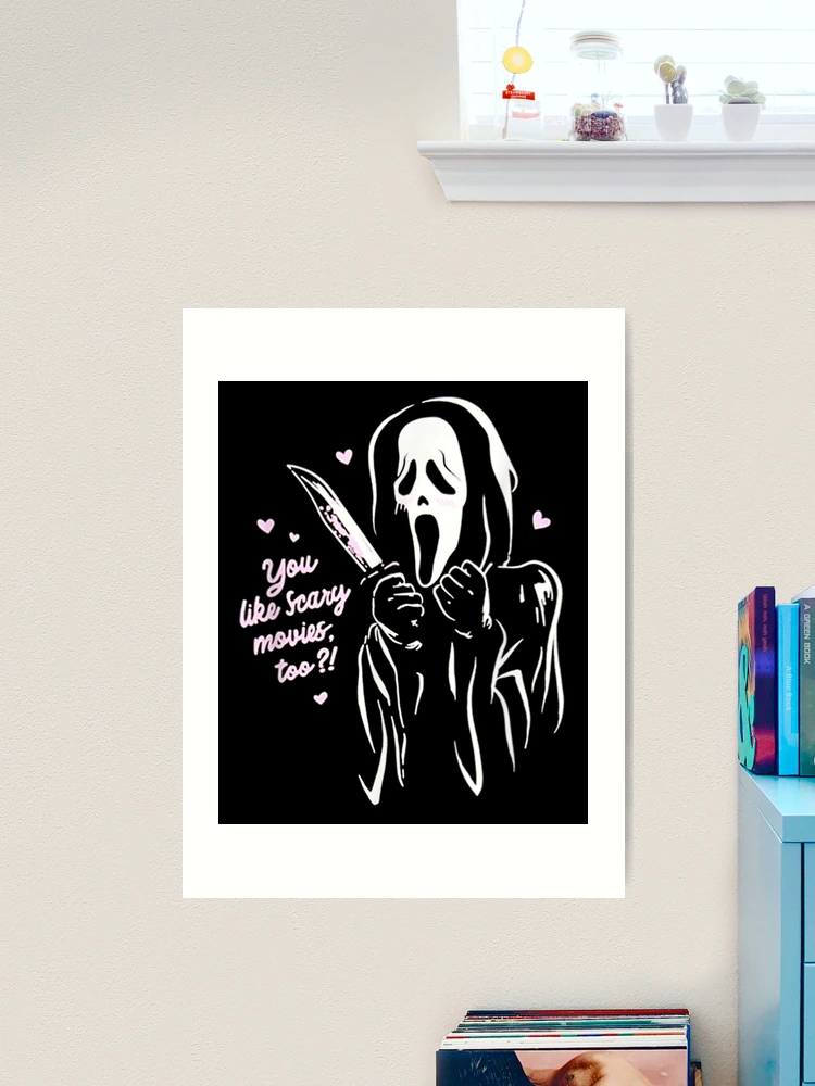 Ghost Face (what's your favorite scary movie?), an art print by Reverenze  Illustrate - INPRNT