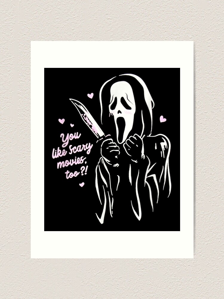 Ghost Face (what's your favorite scary movie?), an art print by Reverenze  Illustrate - INPRNT