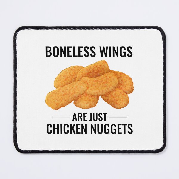 Item preview, Chicken Nuggets Boneless Wings Foodie Funny Saying designed and sold by TastefulTees.
