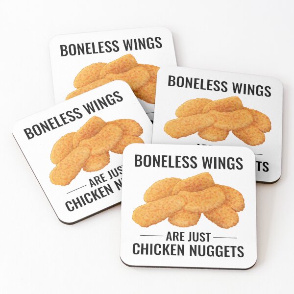 Item preview, Chicken Nuggets Boneless Wings Foodie Funny Saying designed and sold by TastefulTees.