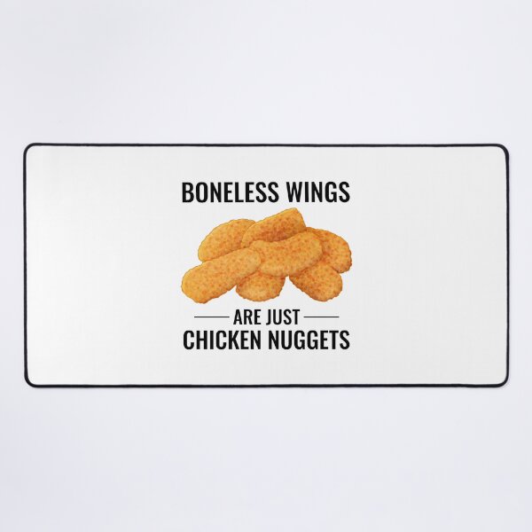 Item preview, Chicken Nuggets Boneless Wings Foodie Funny Saying designed and sold by TastefulTees.