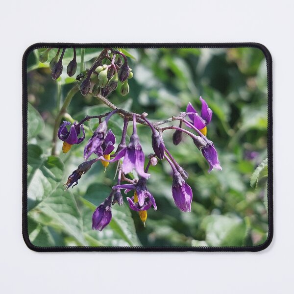 Item preview, Purple and Yellow Wild Flowers Amidst Green Foliage designed and sold by MyQueendom.