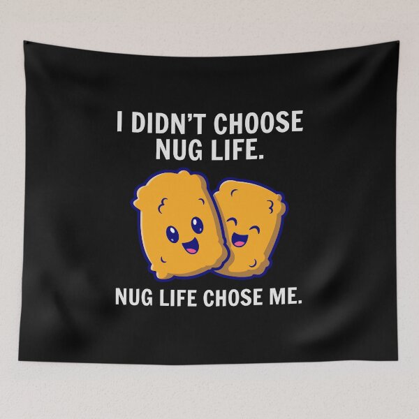 Item preview, Chicken Nuggets Fast Food Funny Saying designed and sold by TastefulTees.