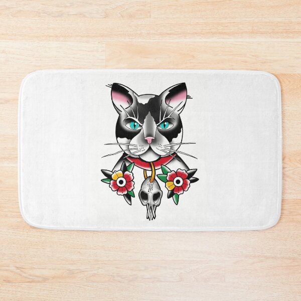 Item preview, fkjtattoo flash cat 2 designed and sold by franckfkj.