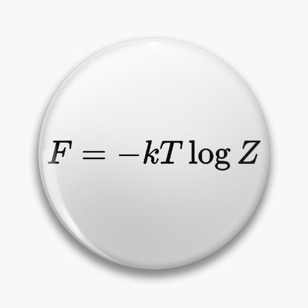 Item preview, Helmoltz free energy, statistical physics designed and sold by NoetherSym.