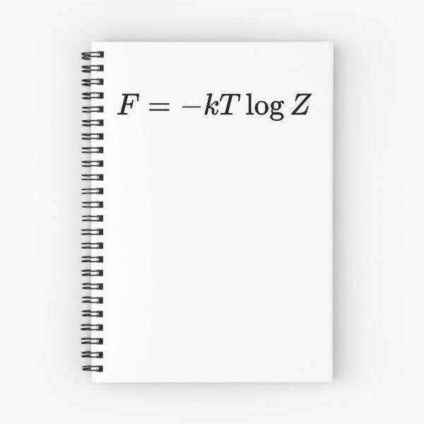 Item preview, Helmoltz free energy, statistical physics designed and sold by NoetherSym.