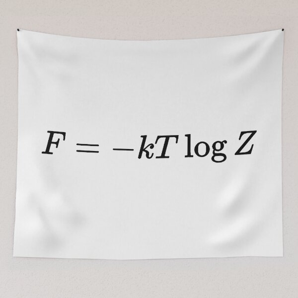 Item preview, Helmoltz free energy, statistical physics designed and sold by NoetherSym.