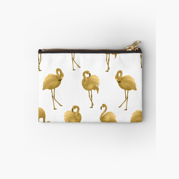 Item preview, Gold Flamingo Pattern Silhouette designed and sold by Tropical Arts.