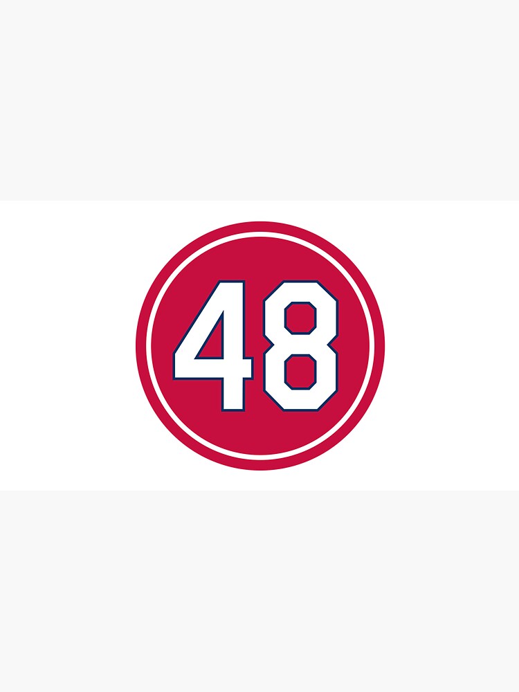Harrison Bader 48 Jersey Number Sticker Essential T-Shirt for Sale by  ayeshab6wc