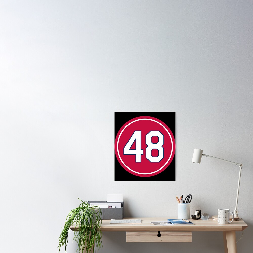 Harrison Bader 48 Jersey Number Sticker | Essential T-Shirt