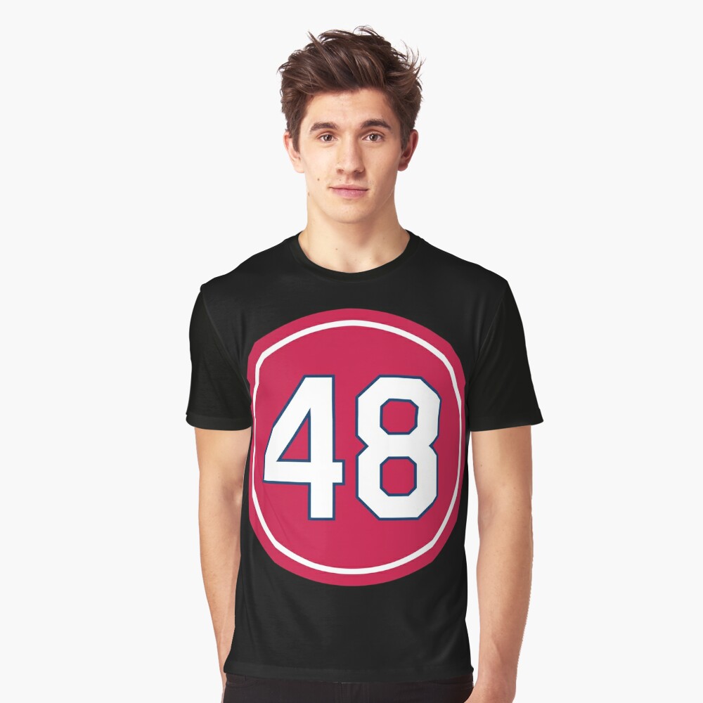 Harrison Bader 48 Jersey Number Sticker Essential T-Shirt for Sale by  ayeshab6wc