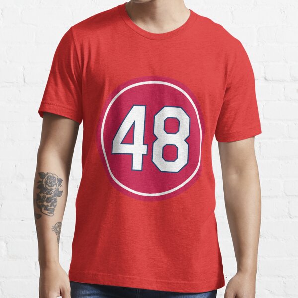 Harrison Bader 48 Jersey Number Sticker | Essential T-Shirt