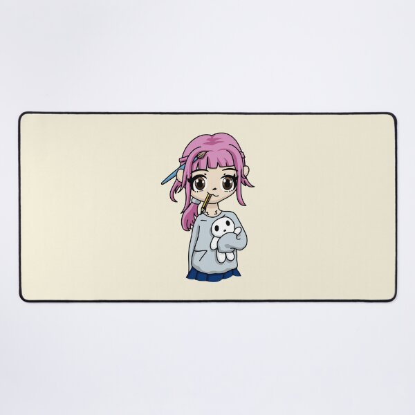 Item preview, Cute Anime Artist Girl Pink Hair designed and sold by STUDIO-72.