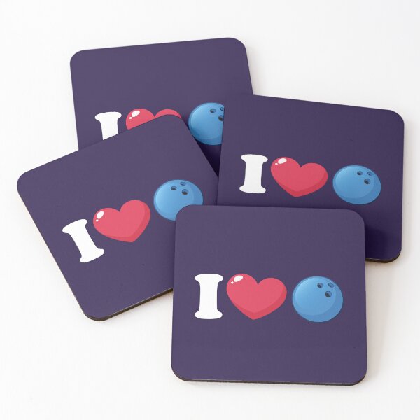 Item preview, I Love Heart Bowling Cool Bowler designed and sold by jaygo.