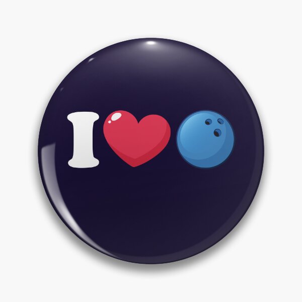 Item preview, I Love Heart Bowling Cool Bowler designed and sold by jaygo.