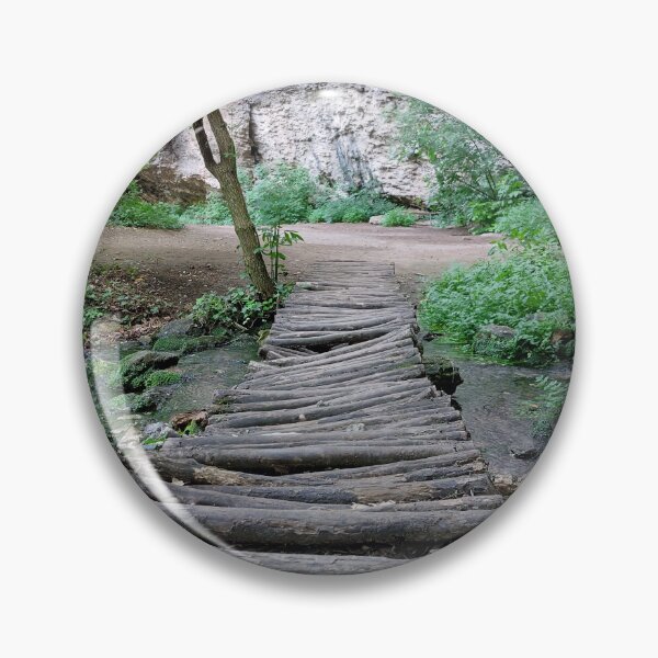 Item preview, An Old Wooden Bridge Over a Rivulet designed and sold by MyQueendom.