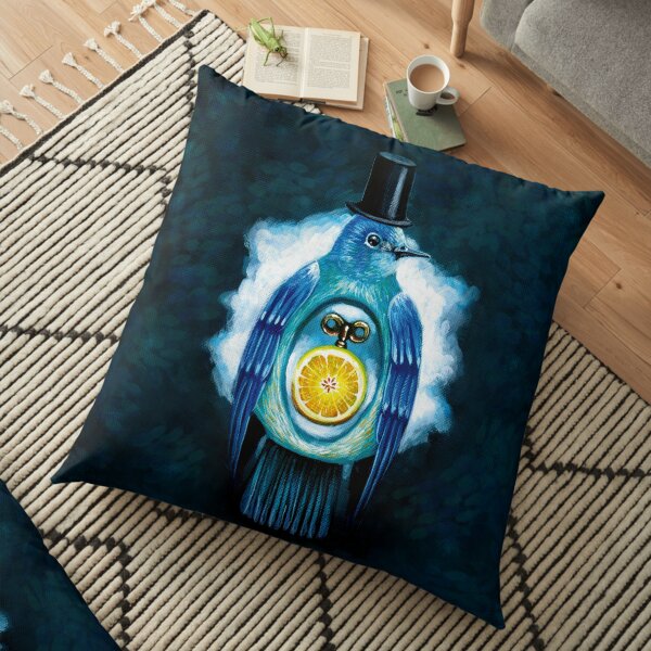 Mr. Lemonbird Floor Pillow