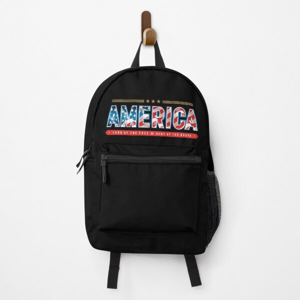 Item preview, AMERICA TYPOGRAPHY LAND OF THE FREE HOME OF THE BRAVE 4TH OF JULY FOURTH OF JULY designed and sold by lukas69graphic.