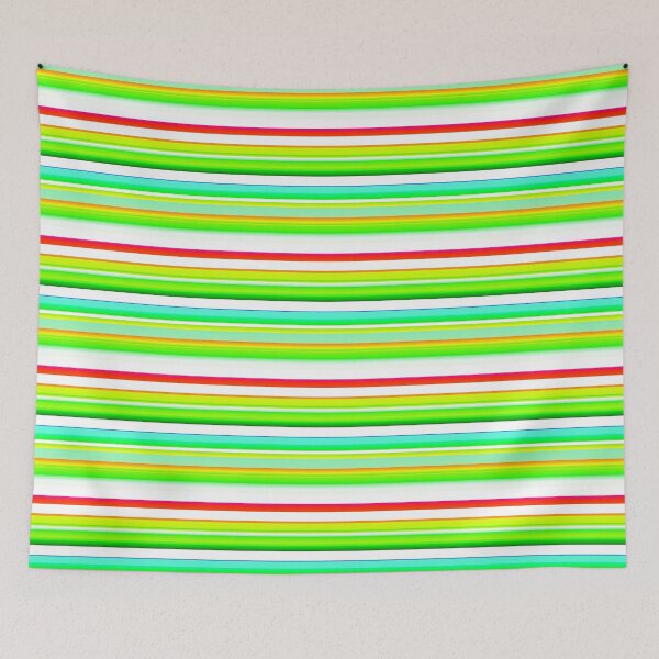 Item preview, Green white red striped |  Green white red horizontal stripes designed and sold by lausn.