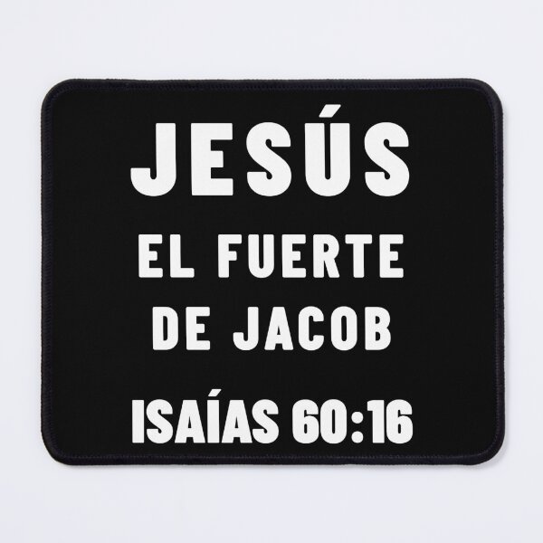 Item preview, Isaiah 60:16 Jesus Mighty One of Jacob Spanish Bible Verse designed and sold by NombresDeJesus.