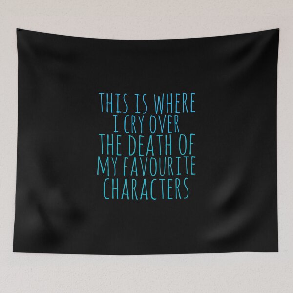 Item preview, A Pillow To Cry Over The Death Of Favourite Characters Sticker designed and sold by saurelmosert.