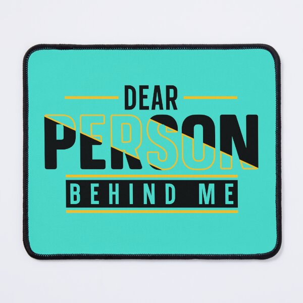 Item preview, Dear Person Behind Me Hoodie | inspirational stickers | gift idea designed and sold by mvernondesigns.