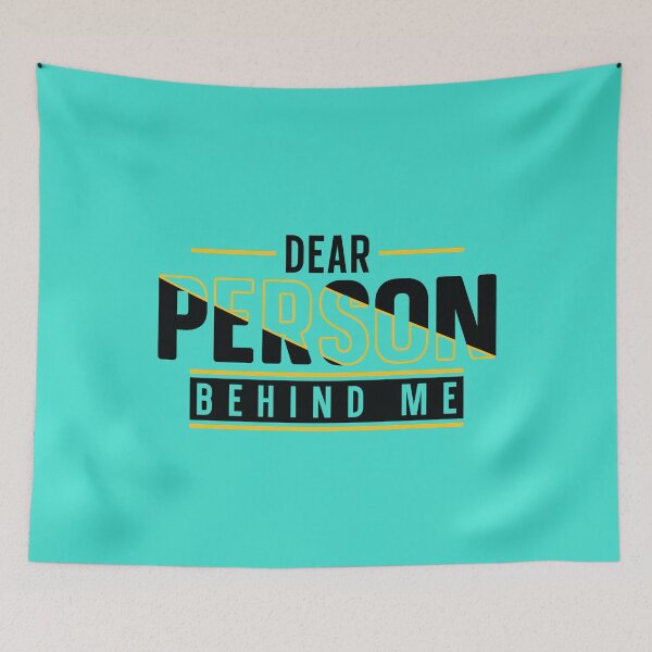 Item preview, Dear Person Behind Me Hoodie | inspirational stickers | gift idea designed and sold by mvernondesigns.