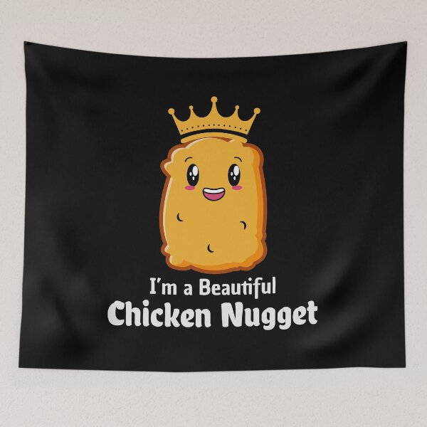 Item preview, Chicken Nuggets Fast Food Funny Saying designed and sold by TastefulTees.