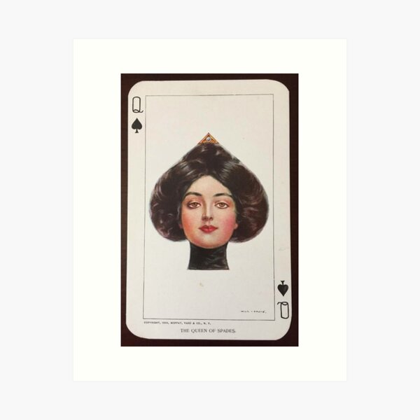 Item preview, Queen of Spades (1909) - Will Grefe designed and sold by SALON DES ARTS.