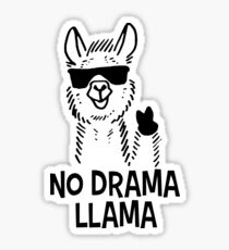 No Drama Llama Sticker