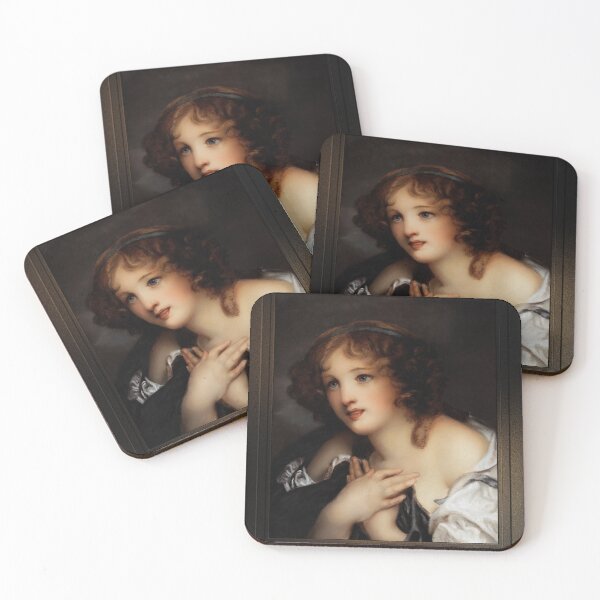 Artikelvorschau, Portrait De Jeune Fille von der School of French Art Remastered Xzendor7 Reproduktionen klassischer Kunst alter Meister entworfen und verkauft von Xzendor7 Digital Art Creations.