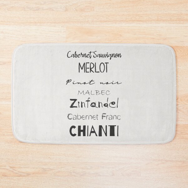 Item preview, Red Wine List (black) designed and sold by Belcordi.