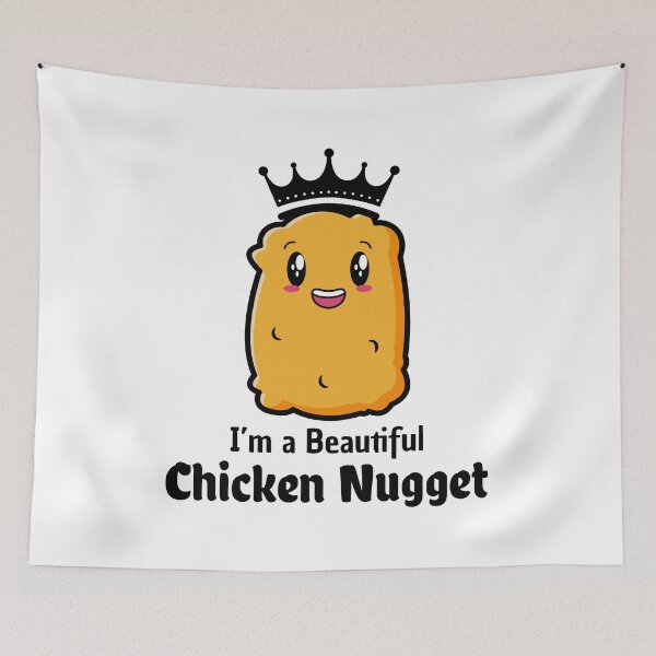 Item preview, Chicken Nuggets Fast Food Funny Saying designed and sold by TastefulTees.