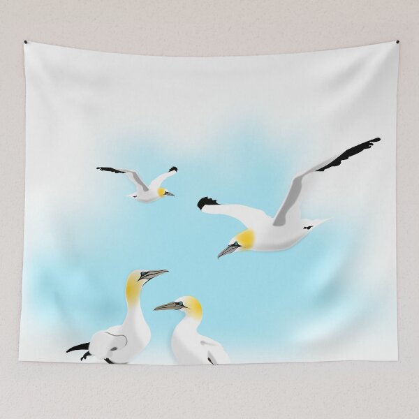 Item preview, Gannets, Brittany, Breizh, BZH designed and sold by NolDesigns.