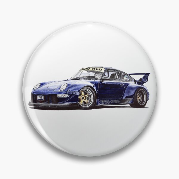 Item preview, RWB Porsche 911 Royal Ocean v.2. designed and sold by Car drawings by Pavlo Scherbatyuk.