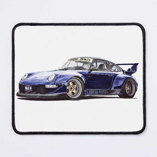 Item preview, RWB Porsche 911 Royal Ocean v.2. designed and sold by Car drawings by Pavlo Scherbatyuk.