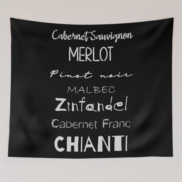 Item preview, Red Wine List (white) designed and sold by Belcordi.