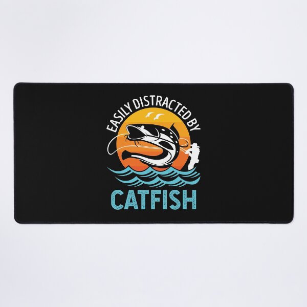 Item preview, Easily Distracted by Catfish Fishing Catfishing Lover Fisherman designed and sold by jaygo.