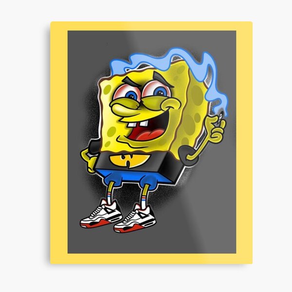 Lámina metálica « bob esponja | dibujos animados de looney tunes» de