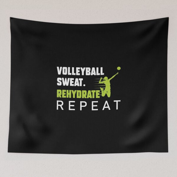 Item preview, Train Ball Games For An Athlete Sweating Volleyball Player designed and sold by StrongShirts.