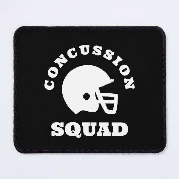 Item preview,  concussion, football head injury, funny, concussed, TBI, traumatic brain injury awareness month, TBI, concussed themed design on a T-shirt, sticker, and mug designed and sold by smichaeliv.