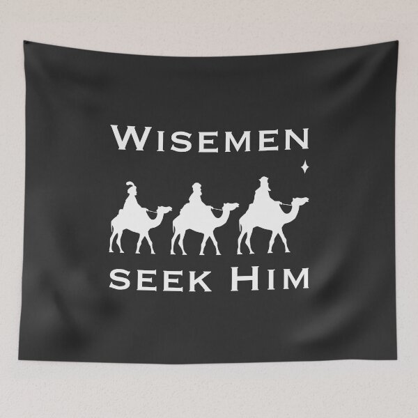 Item preview, Christian Christmas Design - Wisemen Seek Him designed and sold by simplydesignart.