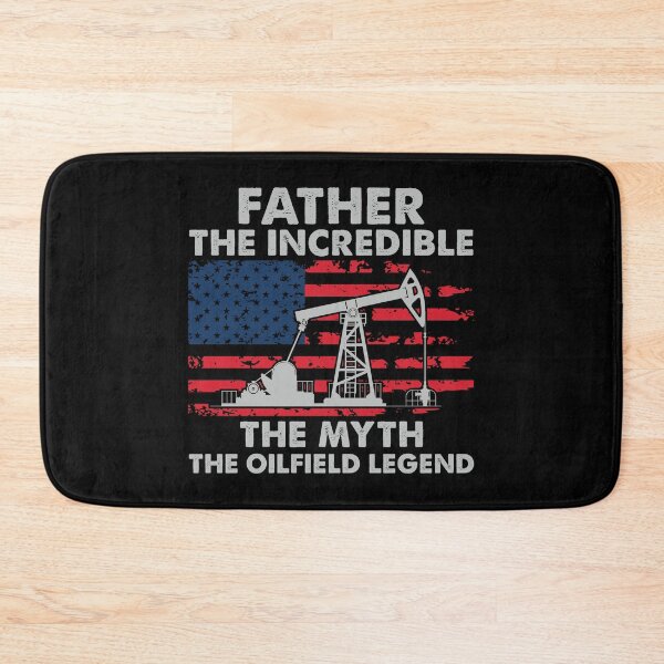Item preview, Oilfield Worker Father The Myth Funny Oil Well Worker designed and sold by StrongShirts.