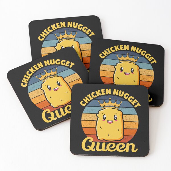 Item preview, Chicken Nugget Queen Cumpleaños Comida rápida Divertido designed and sold by TastefulTees.