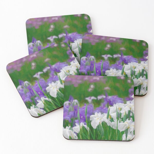 Item preview, Purple iris flowers designed and sold by Masako Ogasawara.