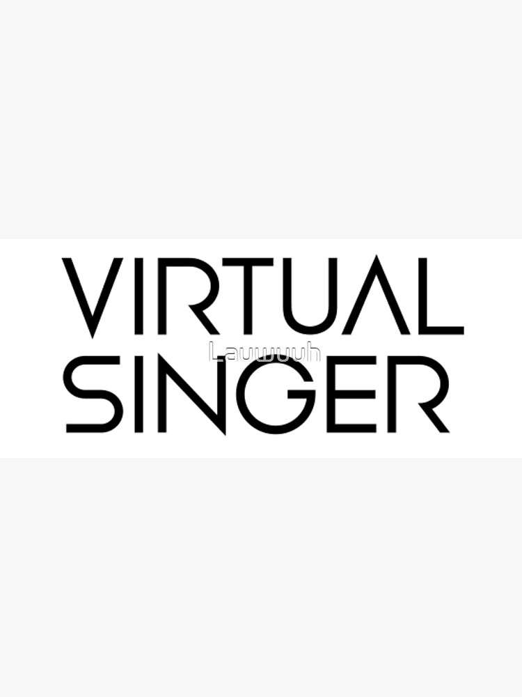 "Virtual Singer logo" Poster for Sale by Lauwuuh Redbubble