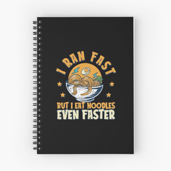 Item preview, I Run Fast Eat Noodles Even Faster Funny Carb Loading designed and sold by StrongShirts.