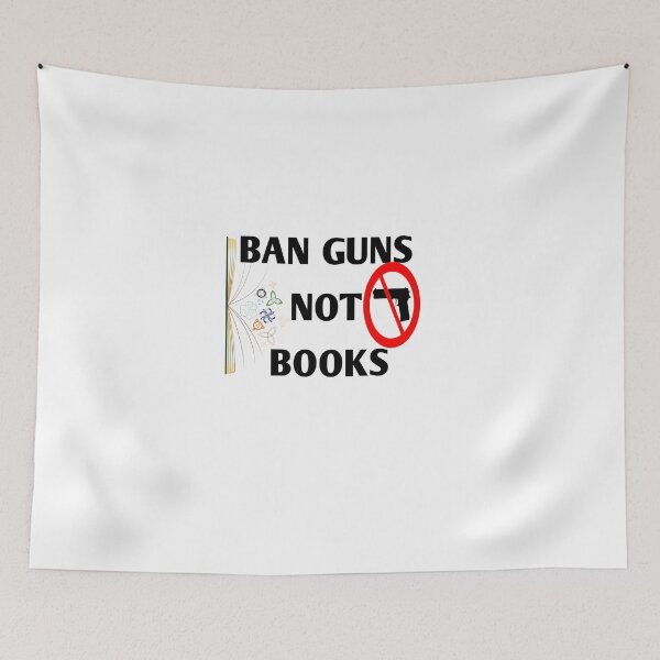 Item preview, Ban Guns Not Books foolish  designed and sold by Jacob noro.
