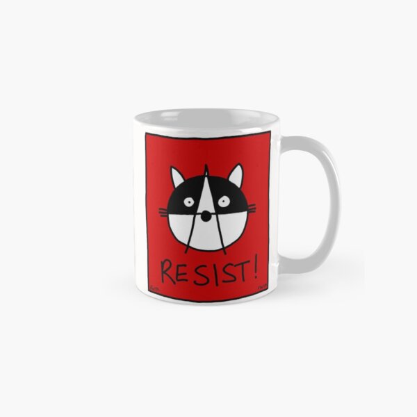 Join the raccoons of the resistance! Resist! Classic Mug