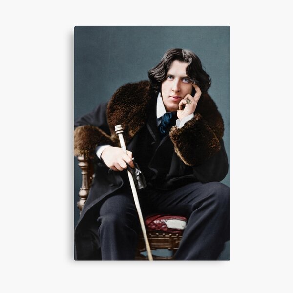 Oscar Wilde, 1882 Canvas Print